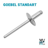 Заклепка відривна зі збільшеним буртиком GOEBEL STANDART